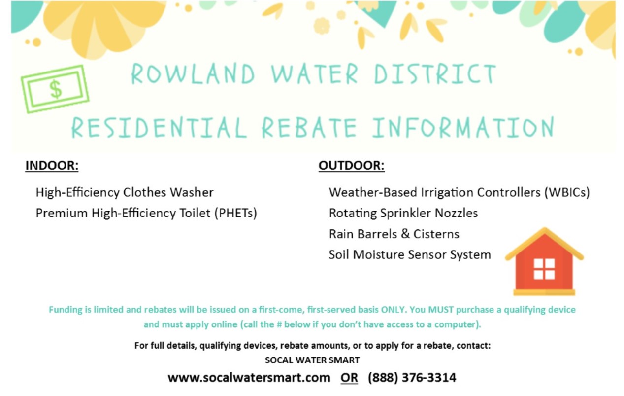 Rowland Water District Rebates